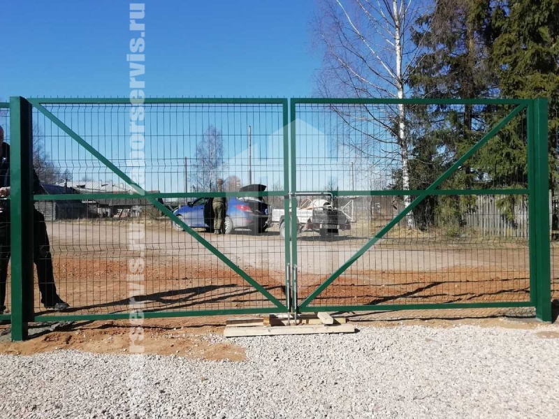 3D заборы для частного дома 25 метров 5мм
