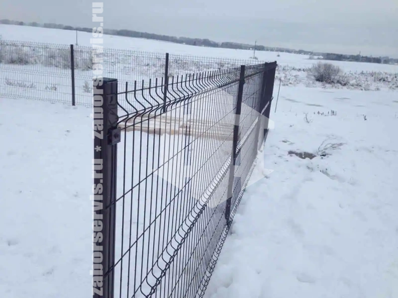 3D заборы для частного дома 73 метра 4мм