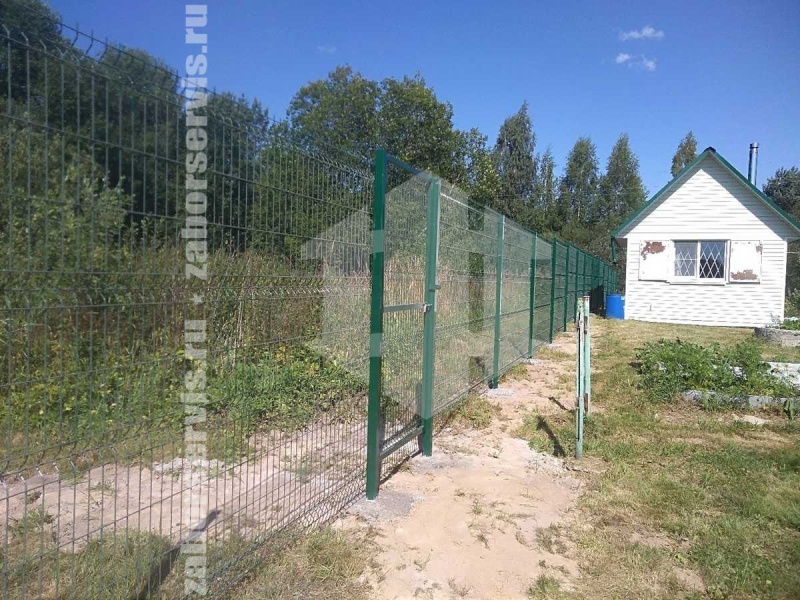 3D заборы для частного дома 100 метров 4мм